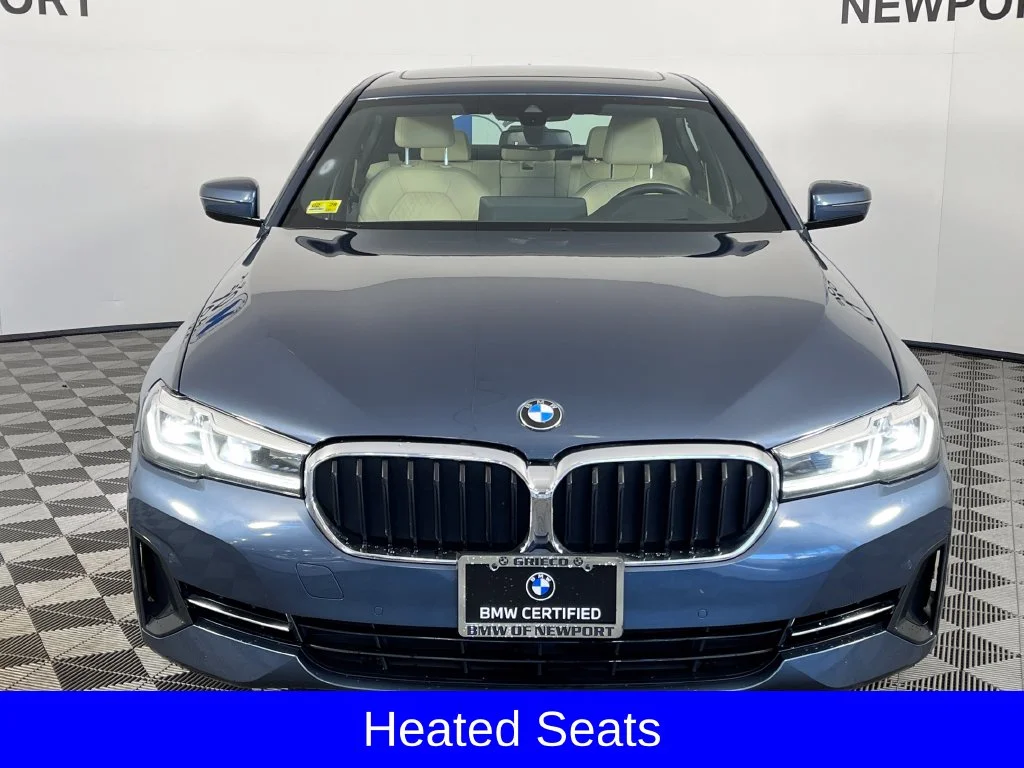 Certified Used 2023 Blue Metallic BMW 540i xDrive image 7