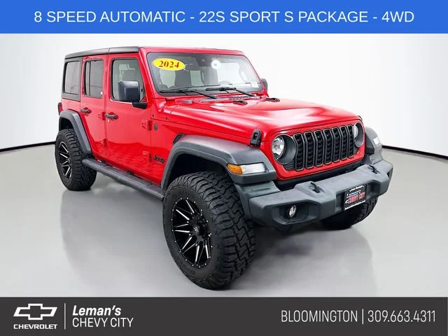 2024 Jeep Wrangler Sport S for sale at Leman's Chevy City