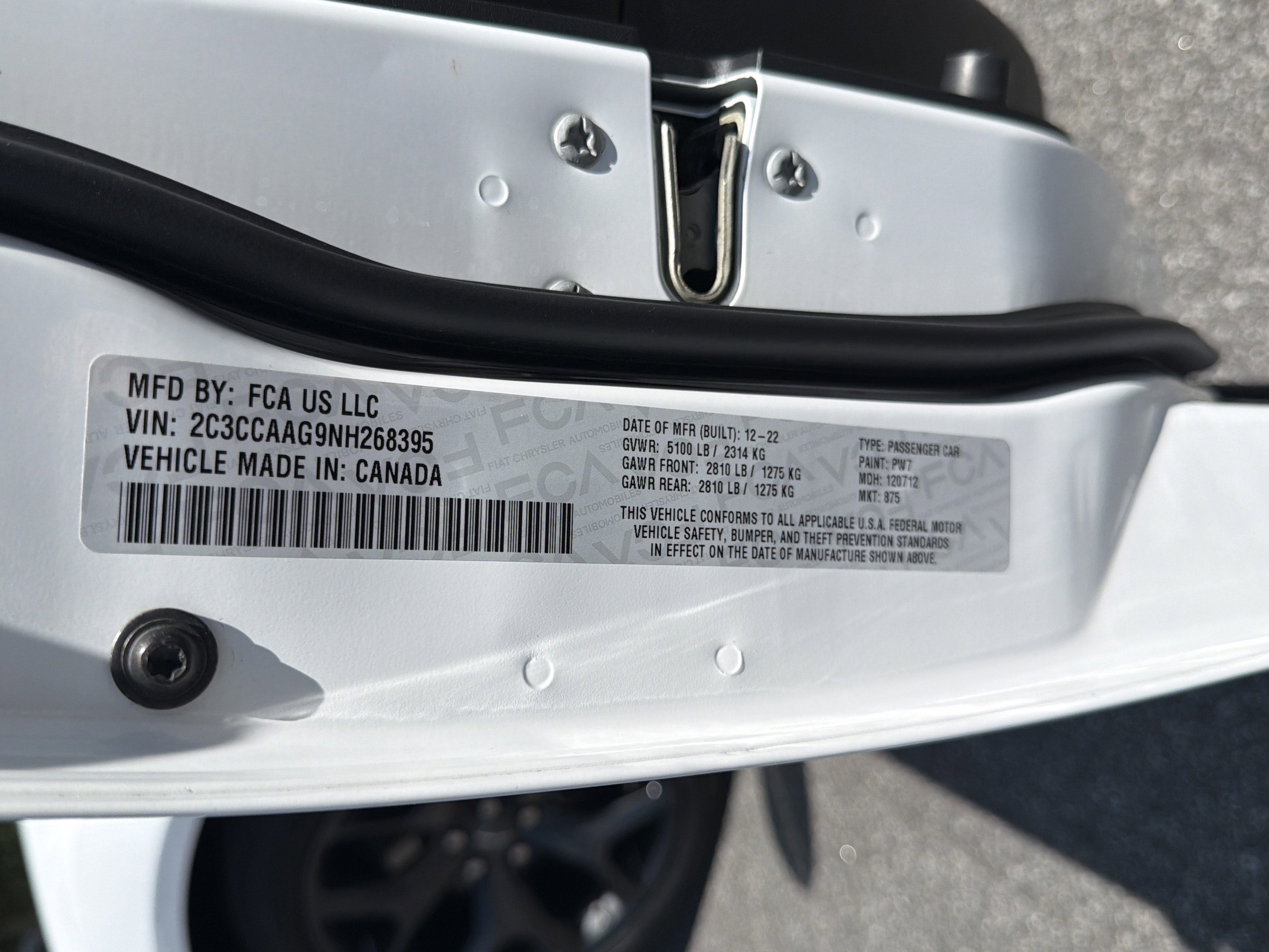 Used 2022 Bright White Clearcoat Chrysler Touring image 44