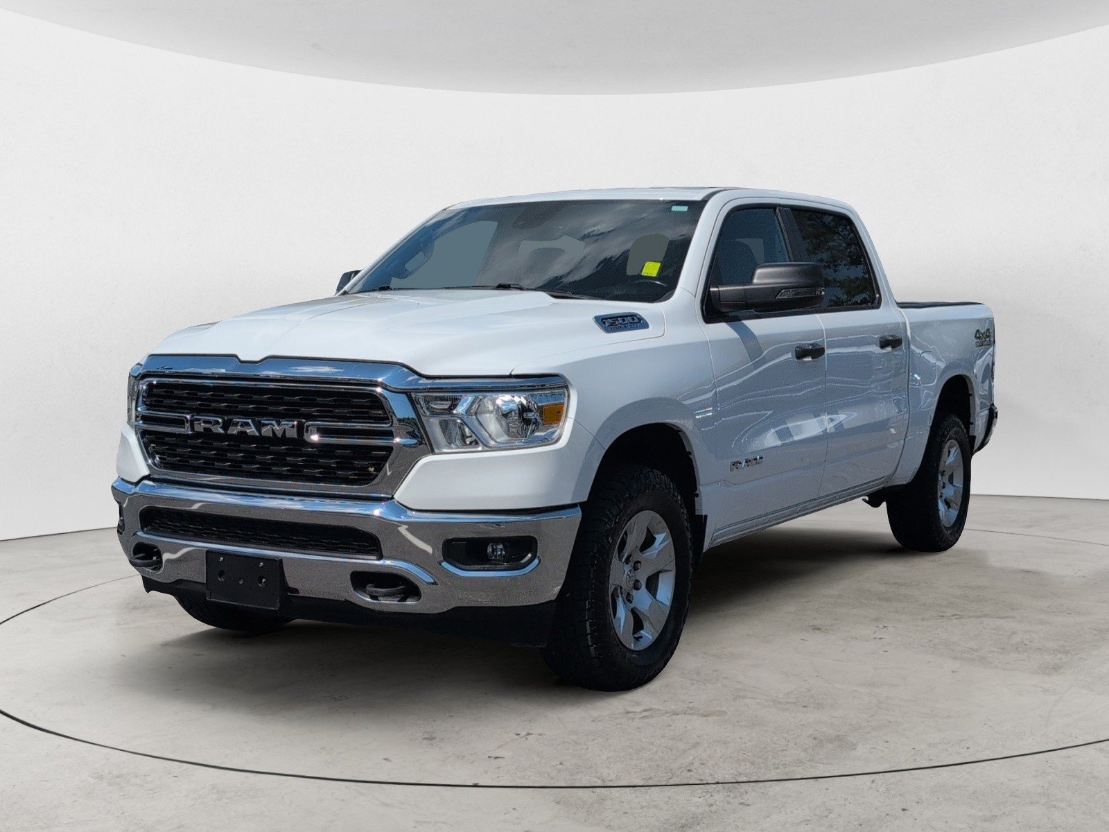 Used 2024 Bright White Clearcoat Ram Big Horn image 6