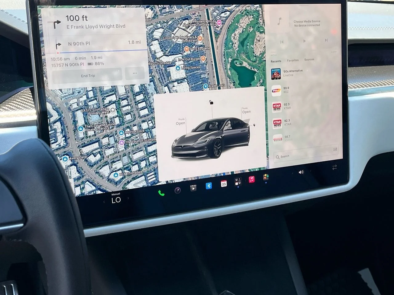 Used 2022 Midnight Silver Tesla Plaid image 22