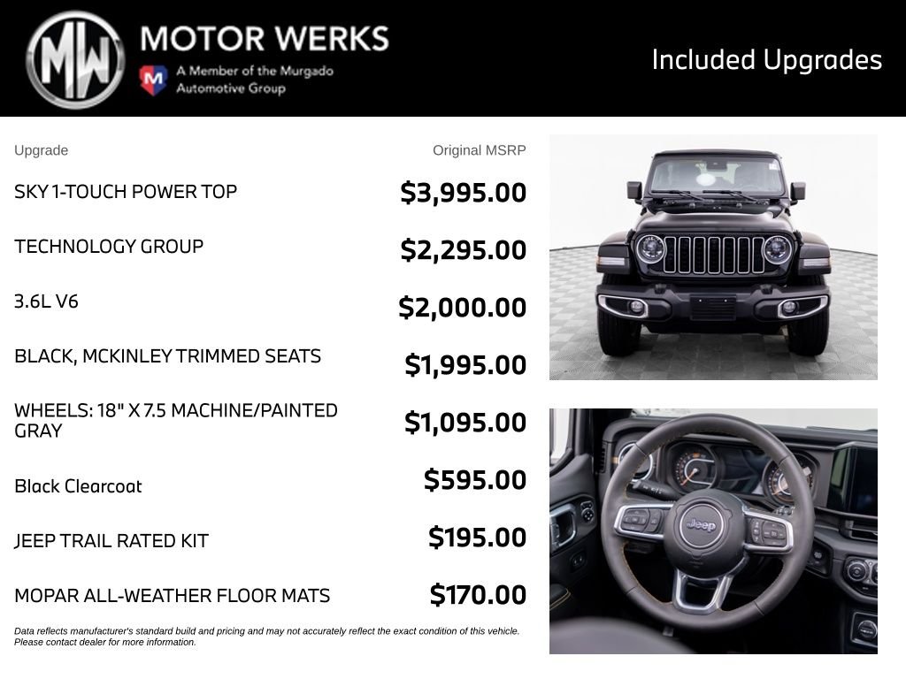 Used 2024 Black Jeep Sahara image 4