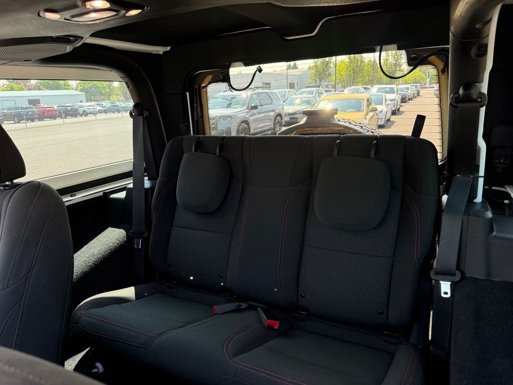 Used 2023 Bright White Clearcoat Jeep Rubicon image 10
