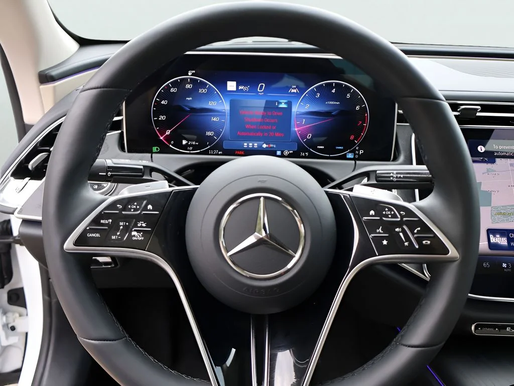 Certified Used 2026 MANUFAKTUR Moonlight White Metallic Mercedes-Benz E 350 image 31