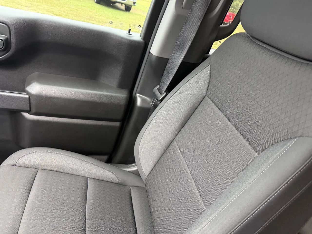 Used 2024 Gray Chevrolet Custom 4x2 4dr Crew Cab 5.8 ft. SB image 3