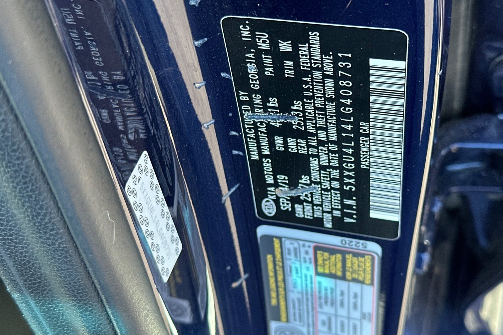 Used 2020 Blue Kia EX image 36