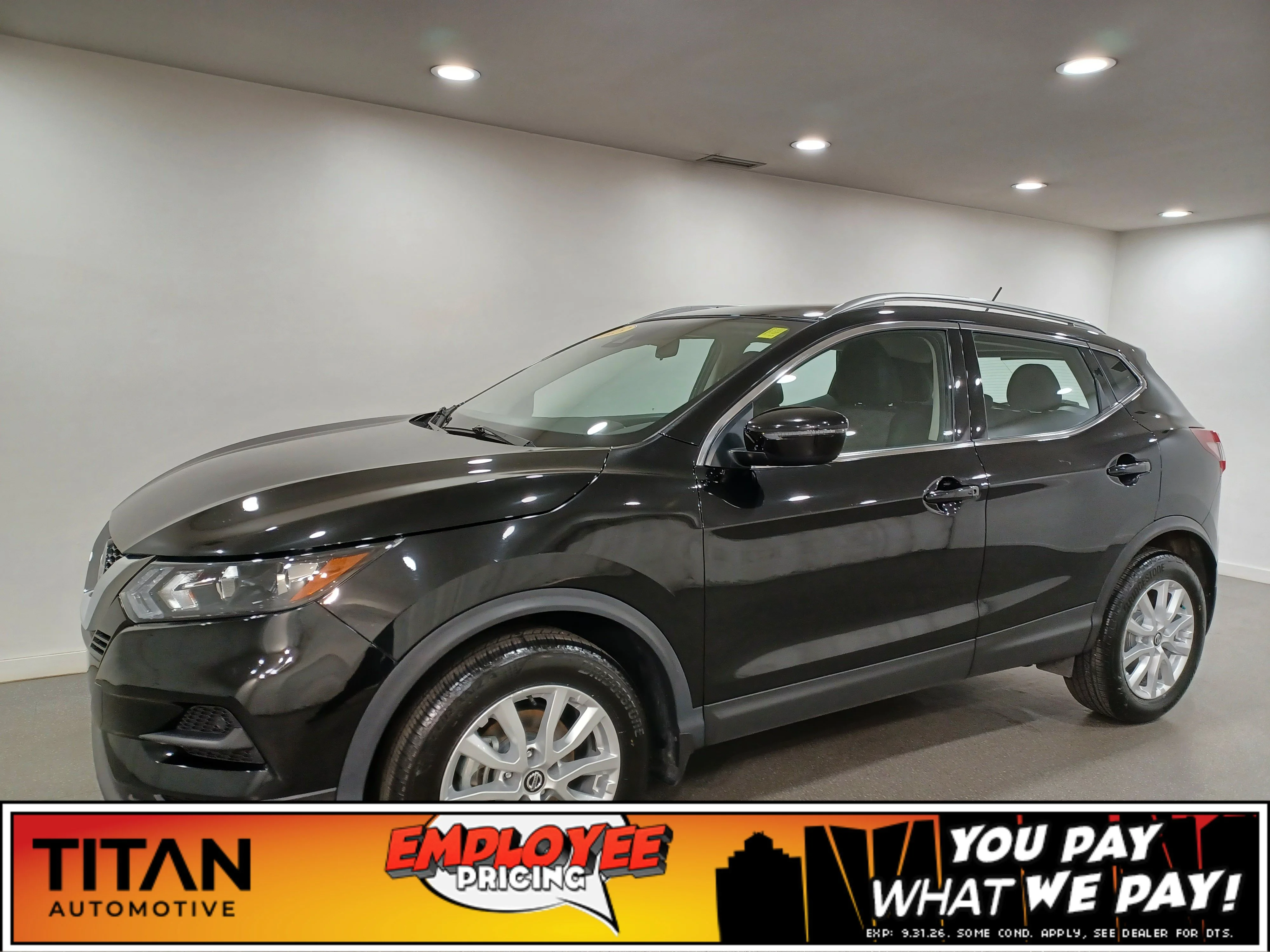 Used 2023 Magnetic Black Metallic Nissan SV AWD*Adaptive Cruise | Remote Start | Htd Seats | Sunroof | Htd Wheel | Lane Keep Assist | CarPlay image 1