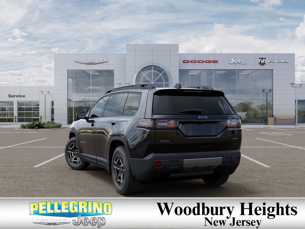 New 2026 Diamond Black Crystal Pearl-Coat Exterior Paint Jeep Limited image 3