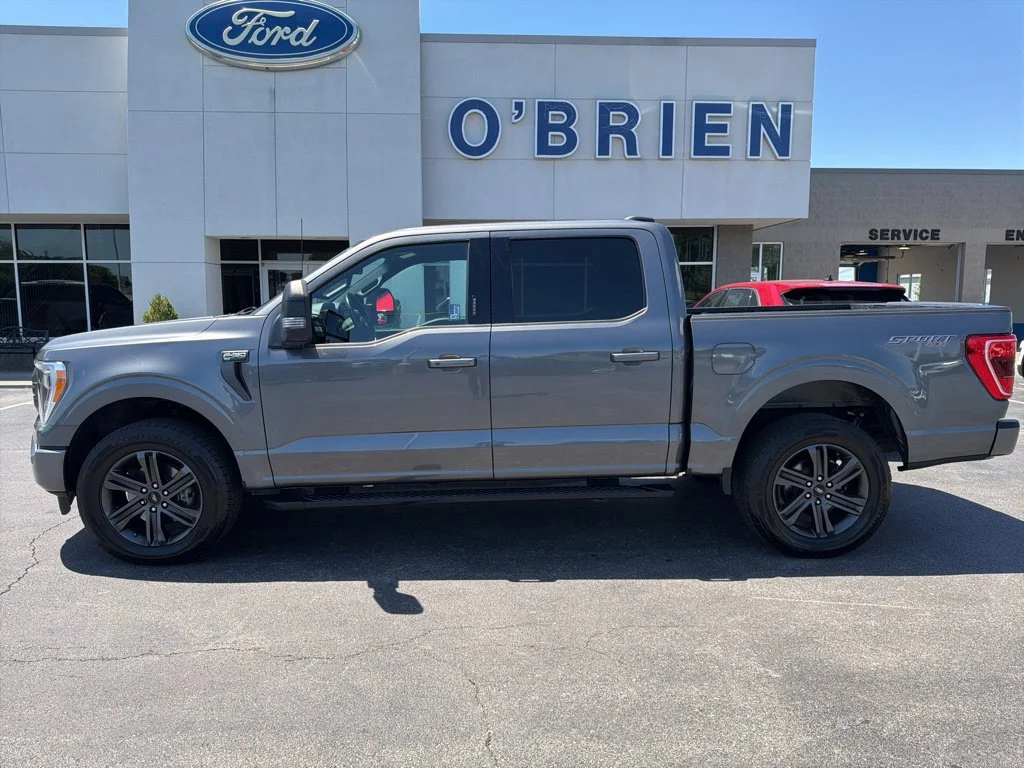 Used 2022 Carbonized Gray Metallic Ford XLT image 2