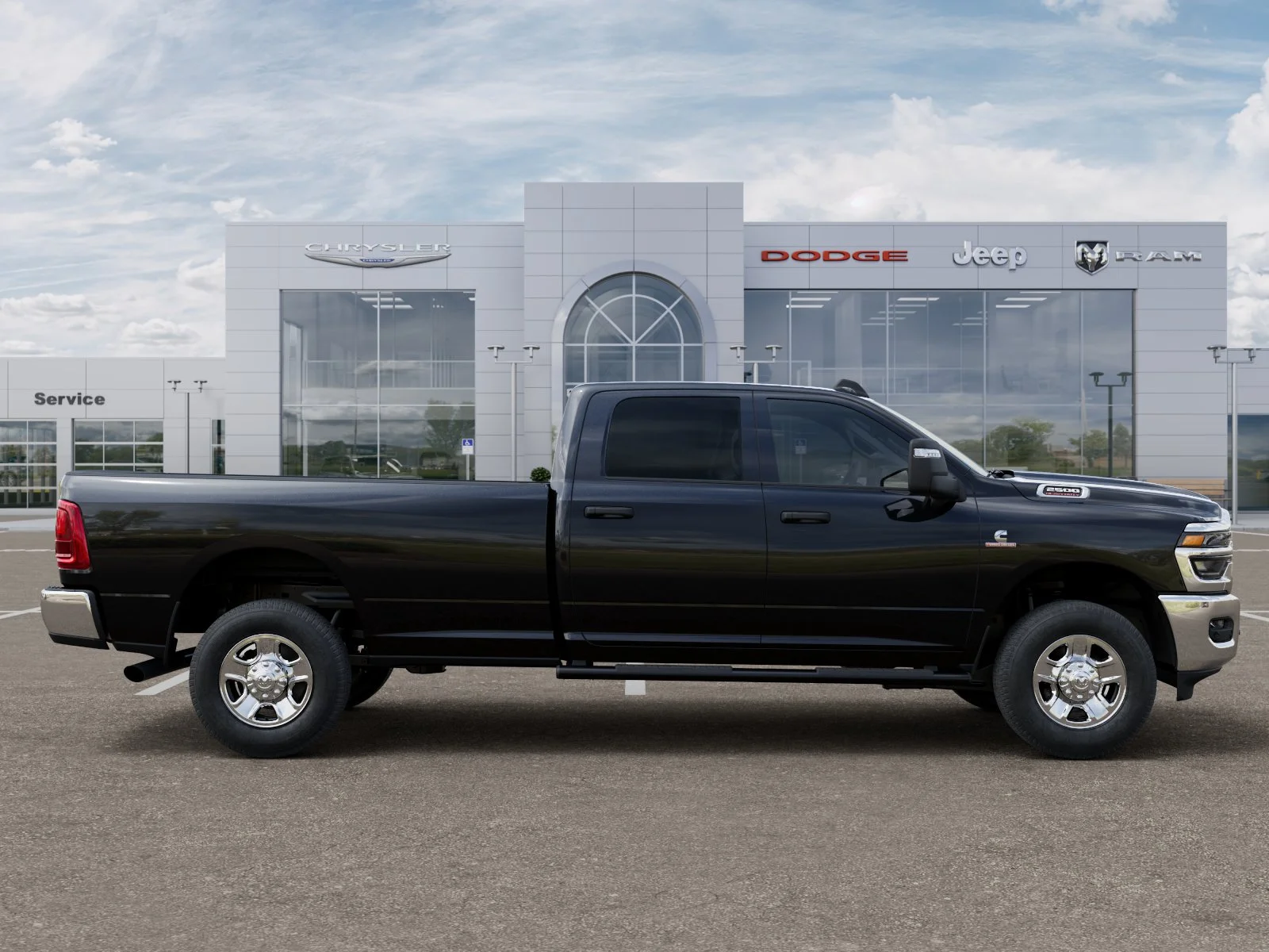 New 2026 Diamond Black Crystal Pearlcoat RAM Tradesman image 48