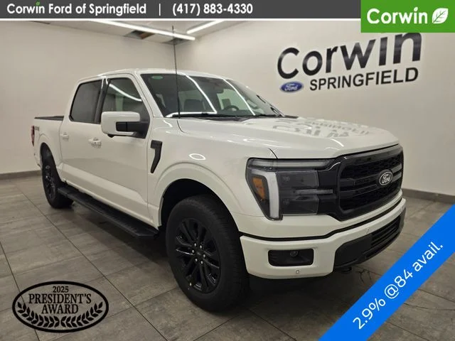 New 2026 Star White Metallic Tri-Coat Ford Lariat® image 9