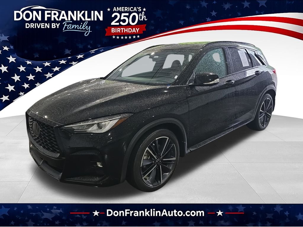 Used 2023 Black INFINITI SPORT image 1
