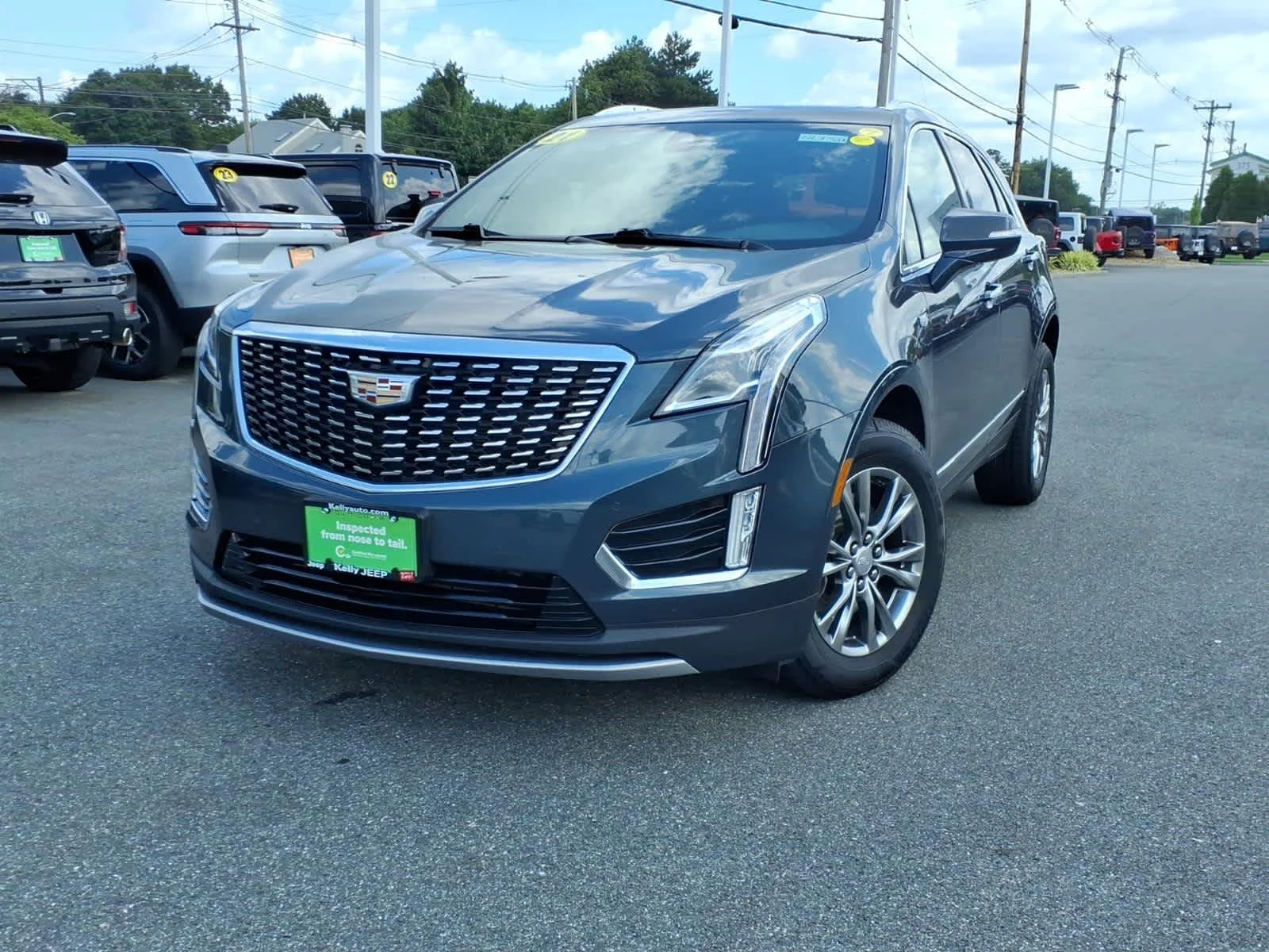 Used 2021 Shadow Metallic Cadillac AWD Premium Luxury image 2