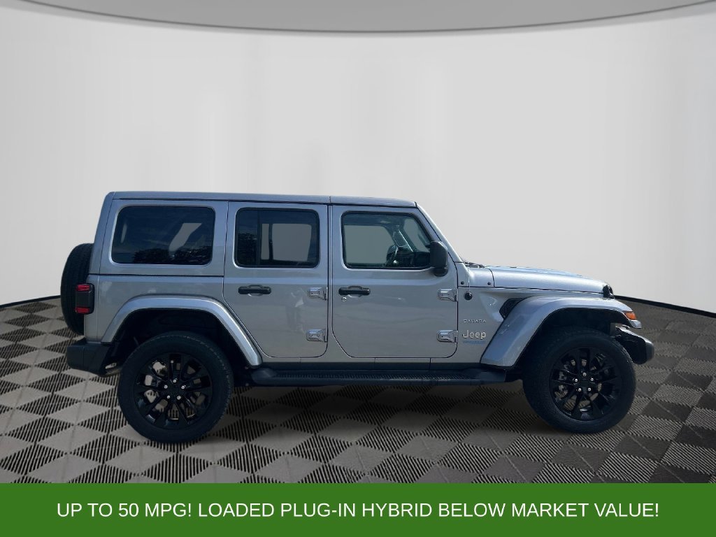 Used 2021 Silver Jeep Unlimited Sahara 4xe image 6