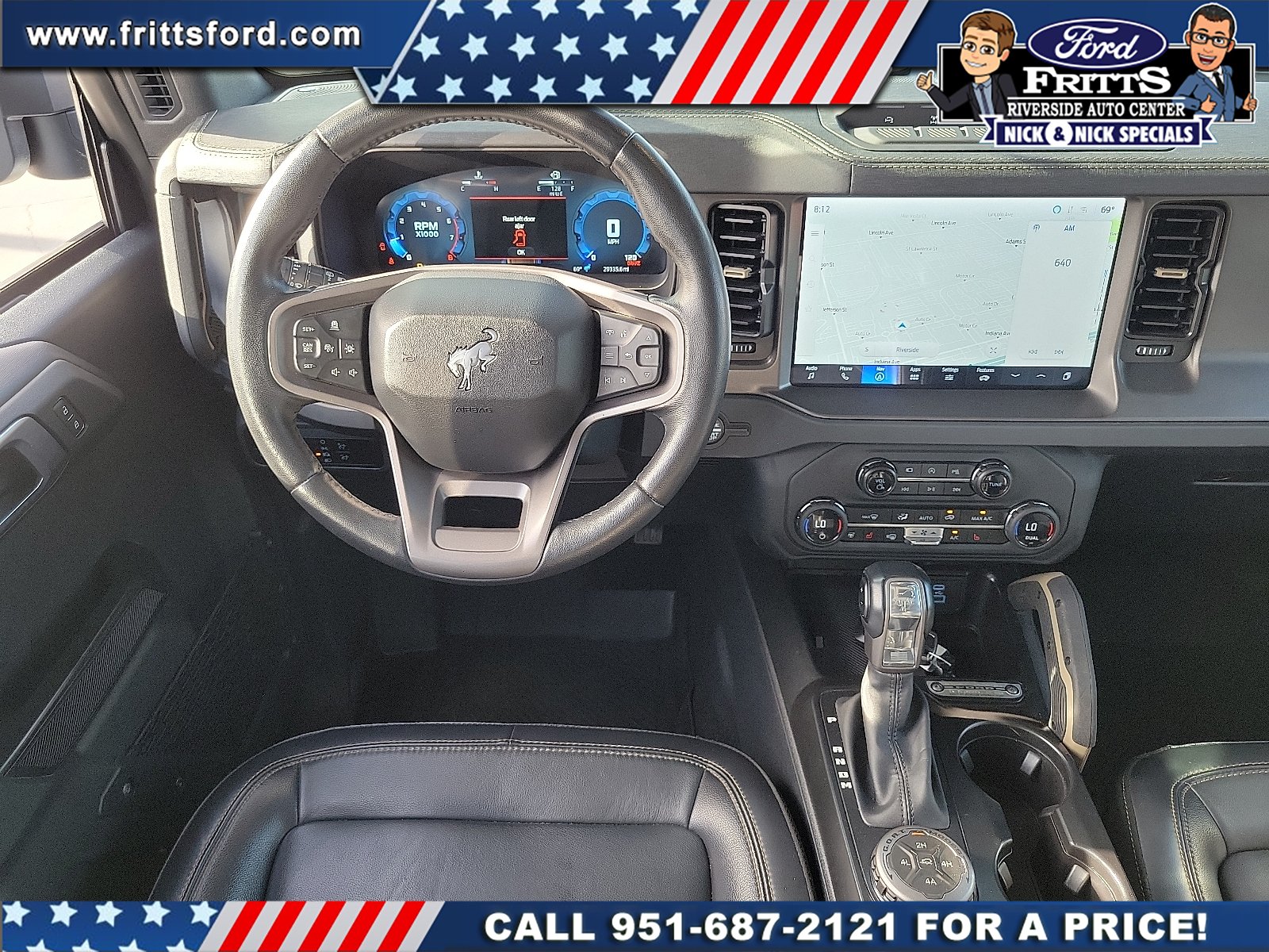 Certified Used 2025 Azure Gray Metallic Ford Badlands image 5