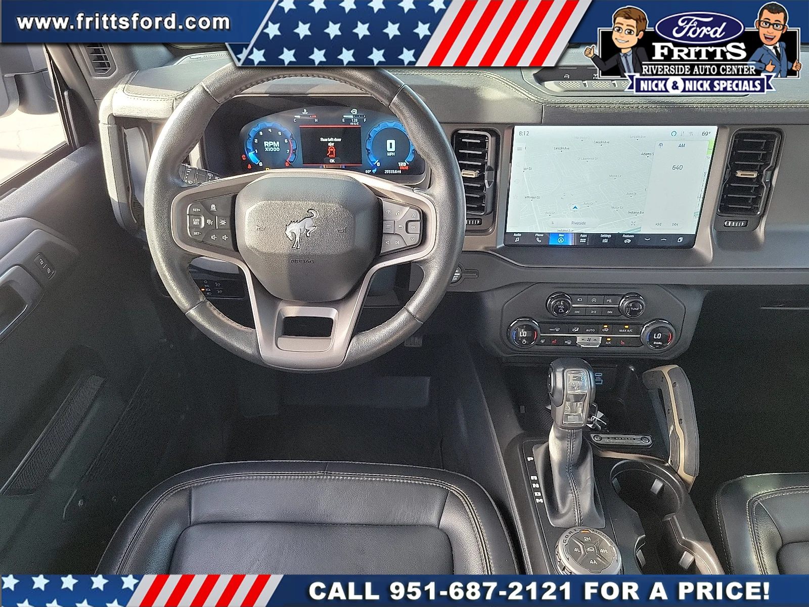 Certified Used 2025 Azure Gray Metallic Ford Badlands image 5