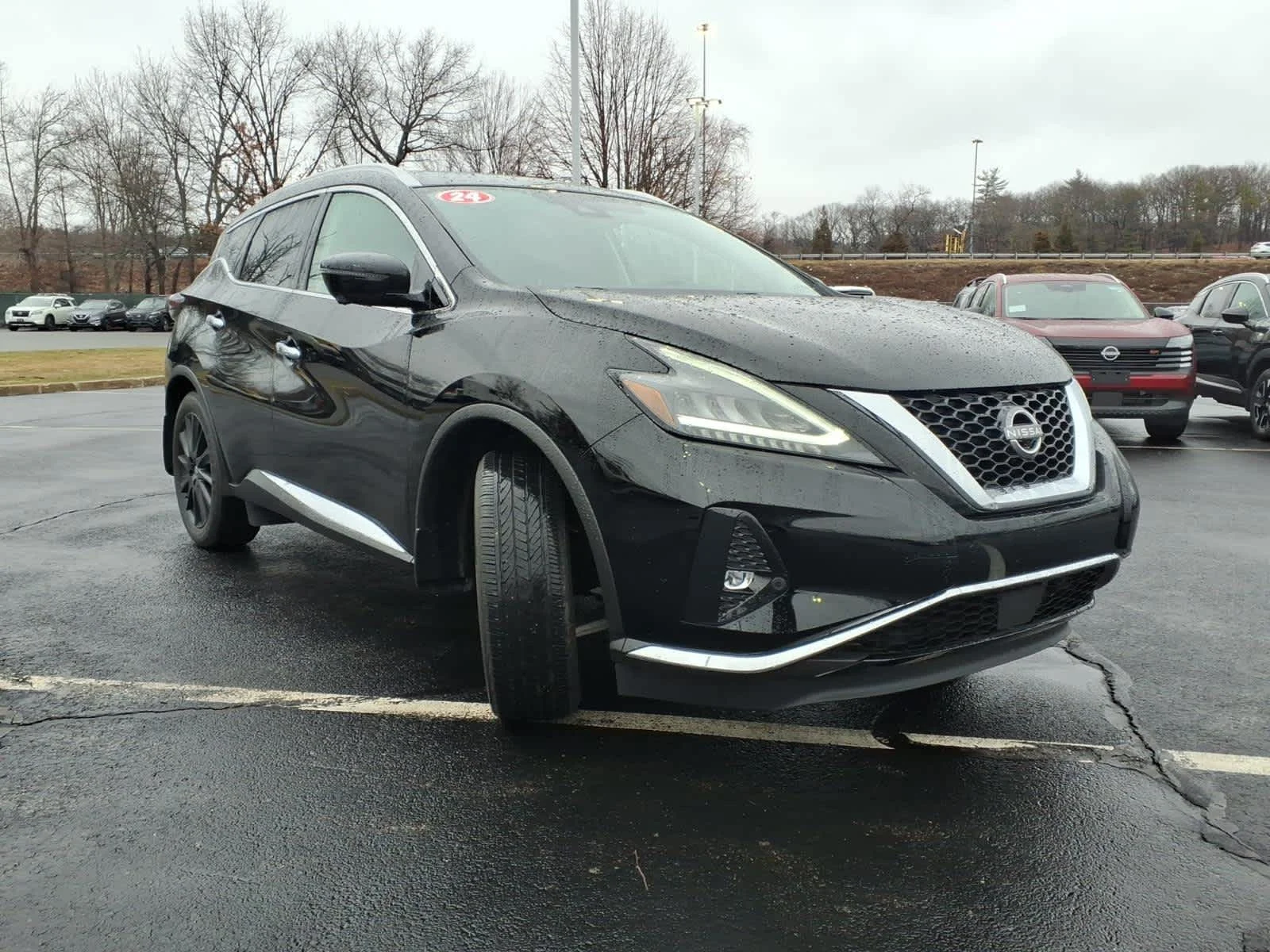 Certified Used 2024 Super Black Nissan Platinum image 3