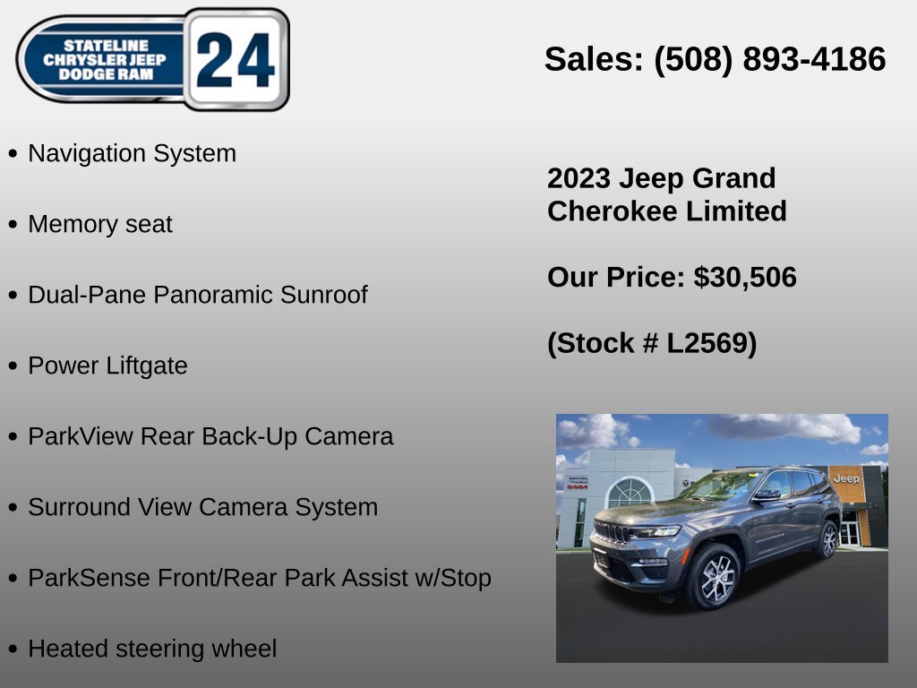 Used 2023 Gray Jeep Limited image 5
