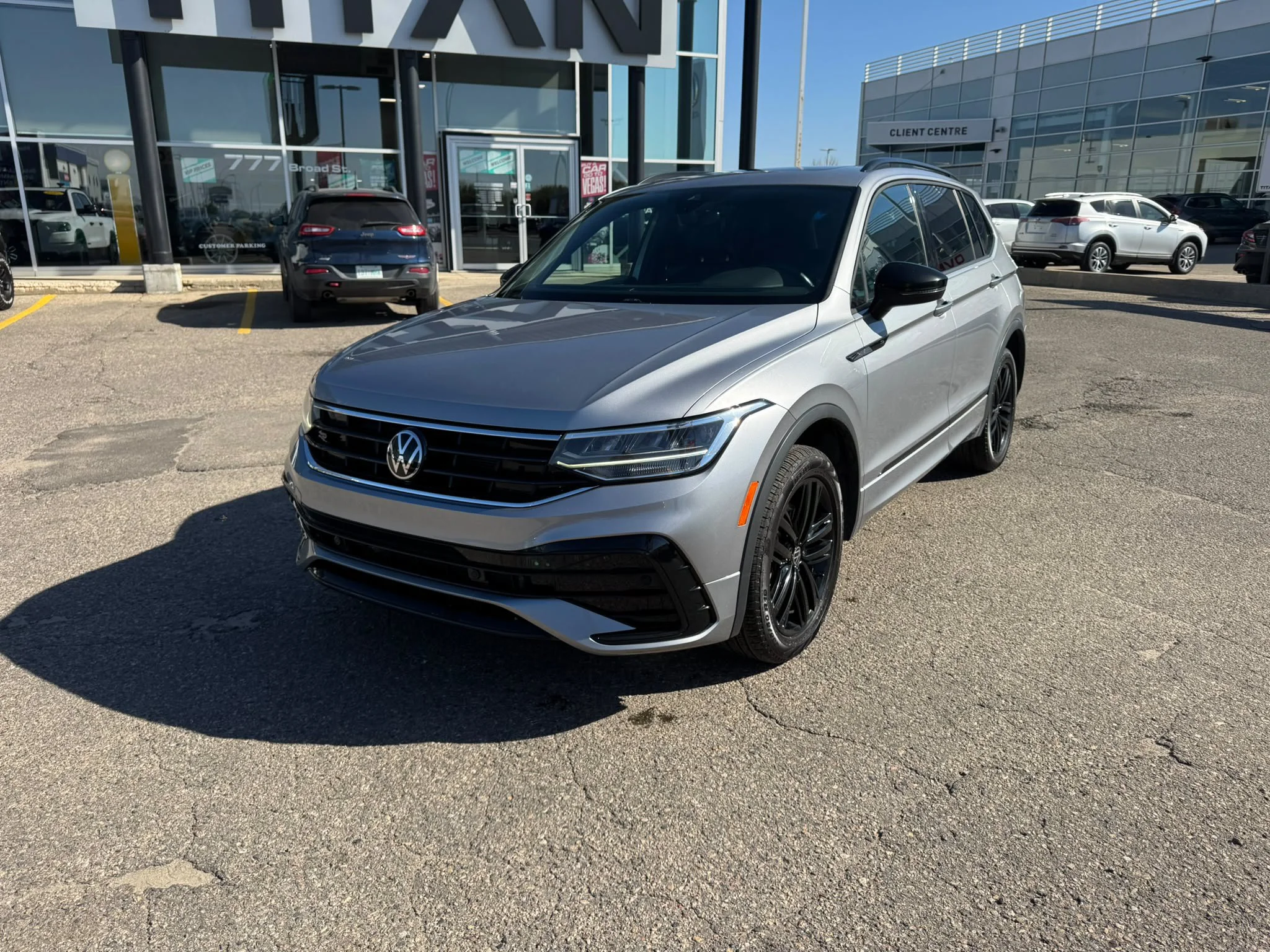 Certified Used 2022 Pyrite Silver Metallic Volkswagen Comfortline R-Line Black Edition*Adaptive Cruise | Remote Start | Htd Leather | Pano Roof | CarPlay image 3