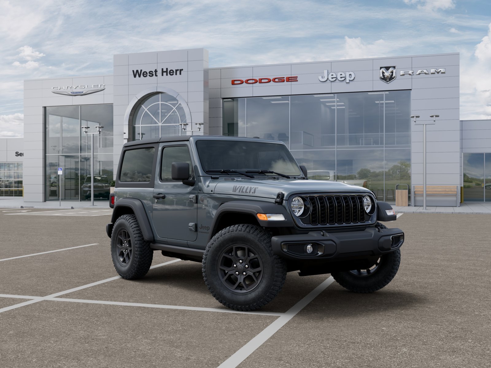 New 2026 Anvil Clear-Coat Exterior Paint Jeep WRANGLER 2-DOOR WILLYS image 31