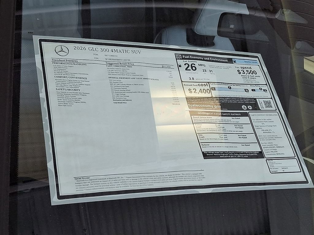 New 2026 MANUFAKTUR Alpine Grey Mercedes-Benz GLC 300 image 52