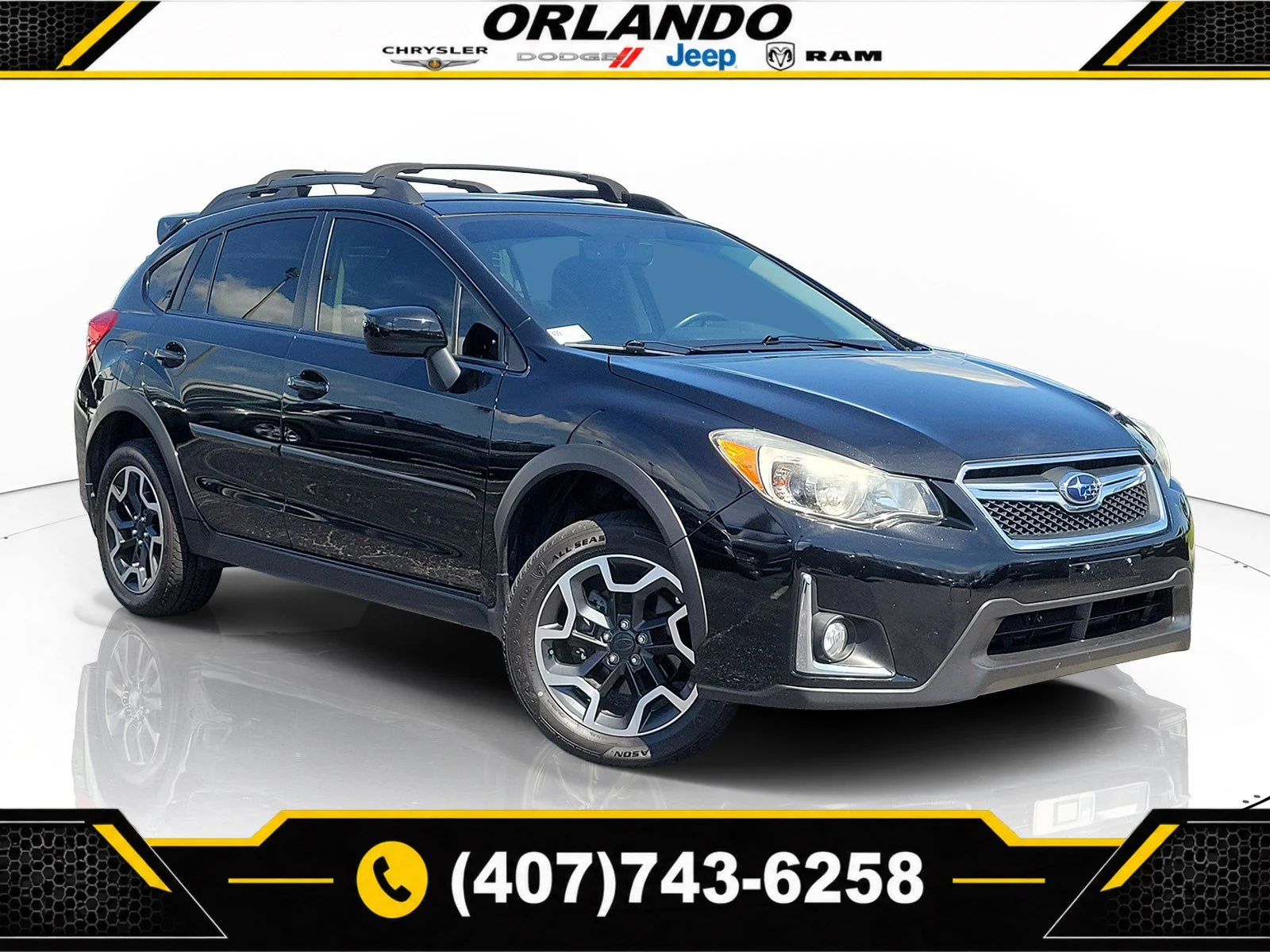 Used 2017 Crystal Black Silica Subaru Premium image 1