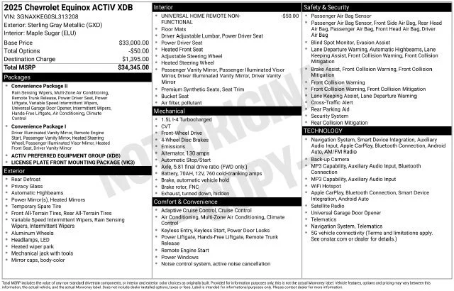 2025 Chevrolet Equinox ACTIV - Photo 33