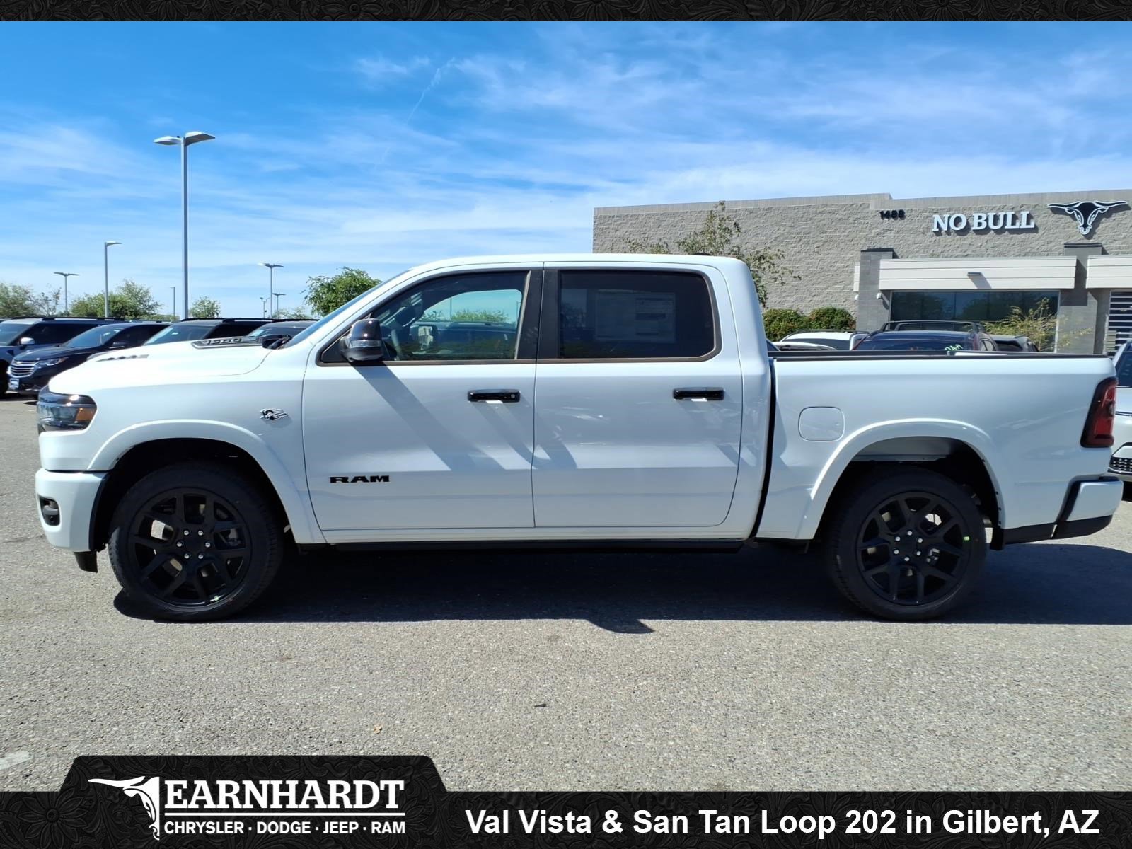 New 2026 Bright White Clear-Coat Exterior Paint RAM Laramie image 3