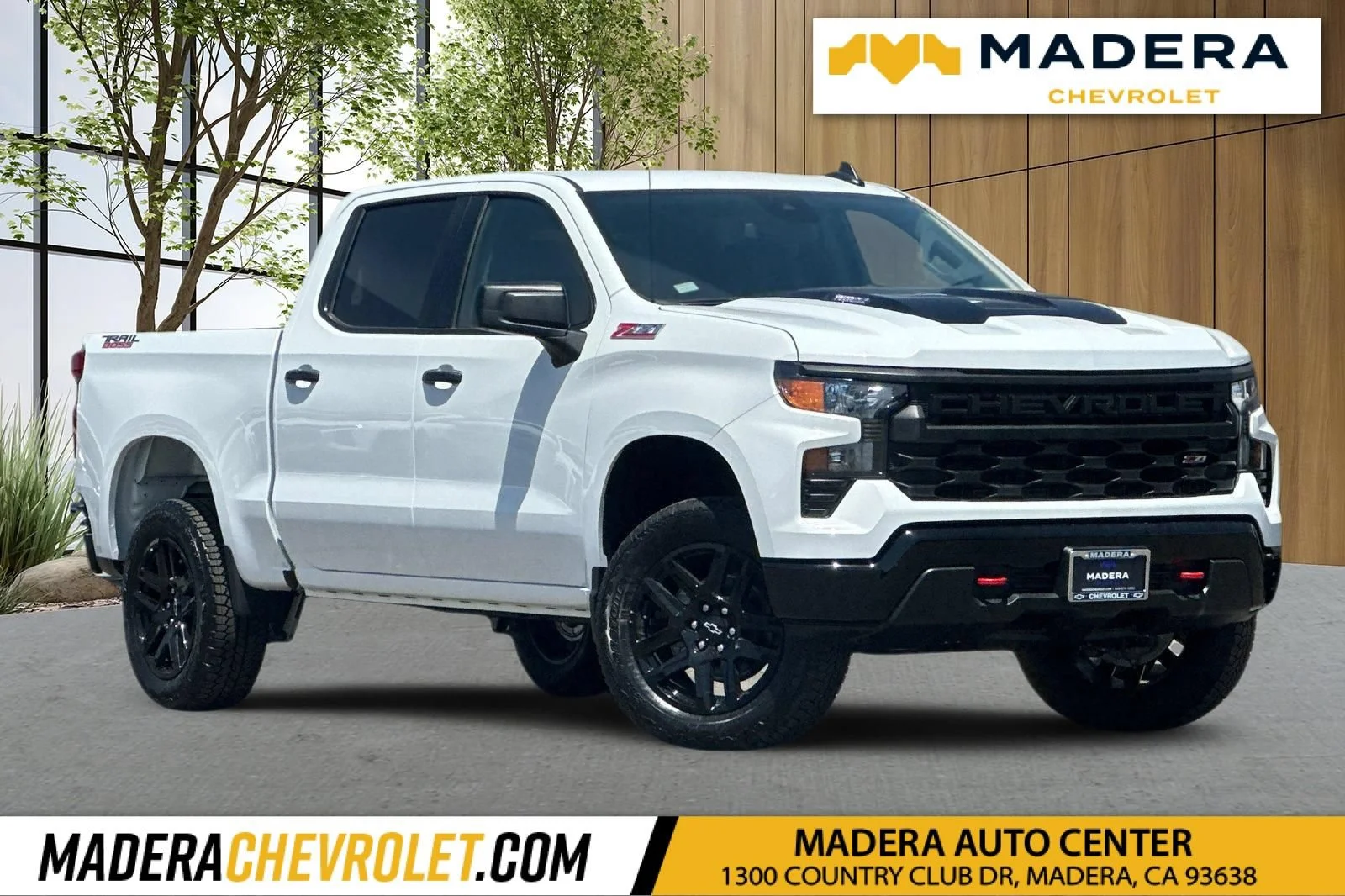 New 2026 Summit White Chevrolet Custom Trail Boss image 1