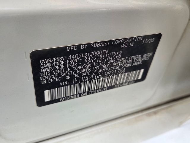 Used 2020 Crystal White Pearl Subaru STi image 17