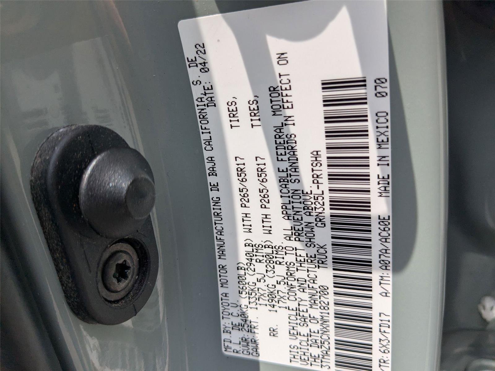 Used 2022 GRAY Toyota TRD Sport image 34