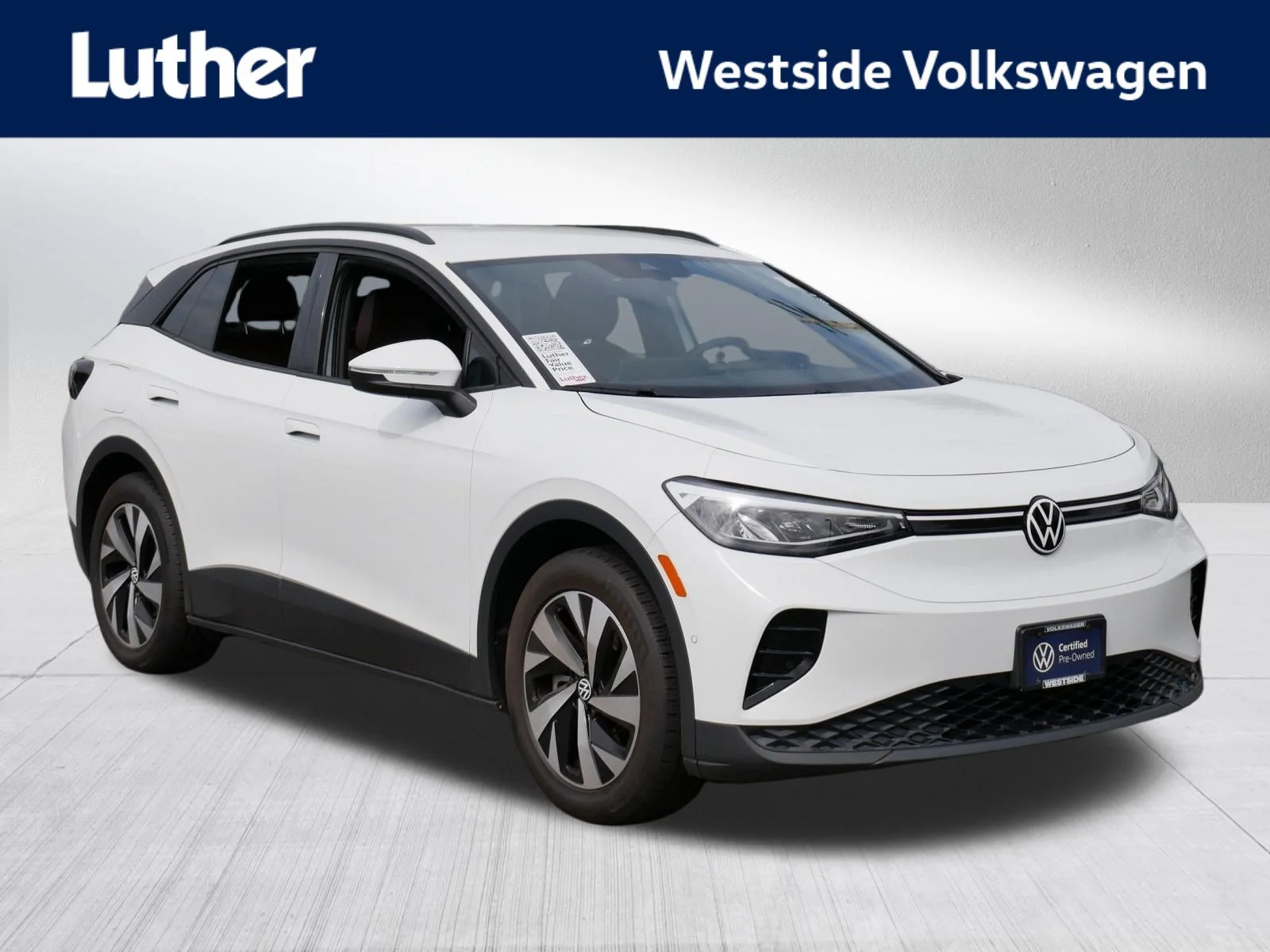 Certified Used 2024 Pure White Volkswagen Standard image 1
