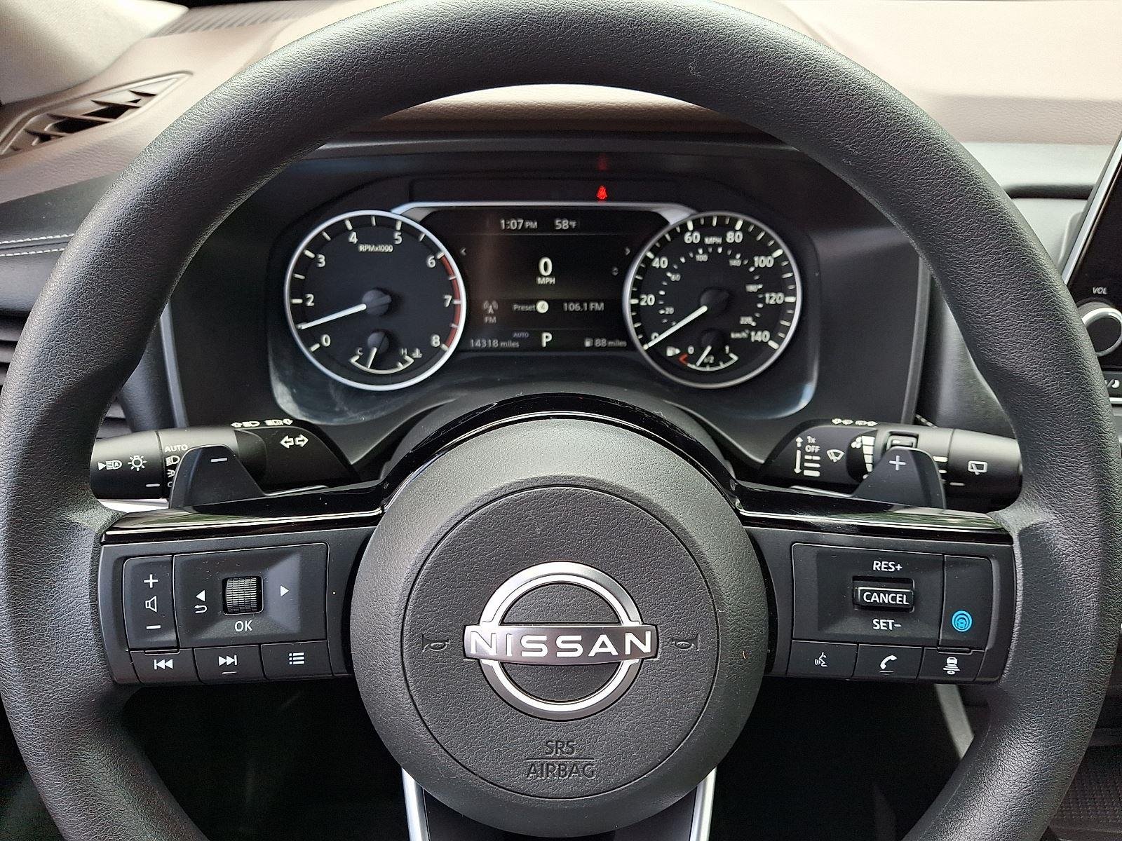 Used 2023 Brilliant Silver Metallic Nissan SV image 19