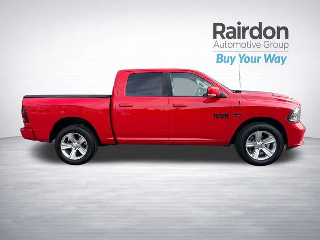 Used 2016 Flame Red Clearcoat Ram Sport image 8