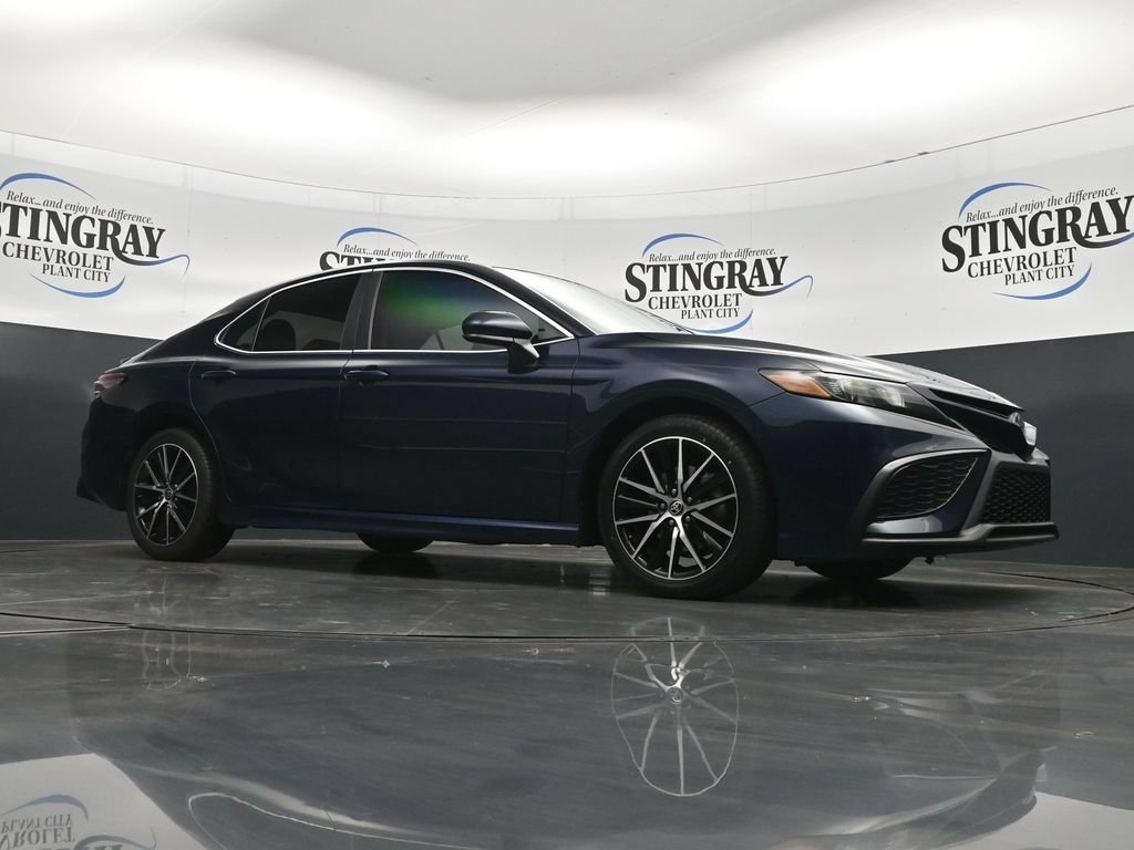 Used 2021 Blue Toyota SE image 26