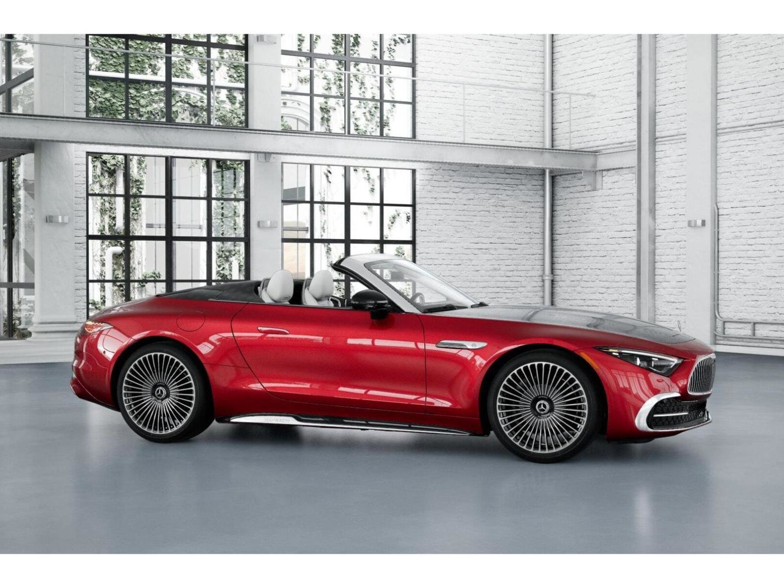 New 2026 MANUFAKTUR garnet red metallic (Red Ambiance) Mercedes-Benz Maybach SL 680 Monogram Series image 14