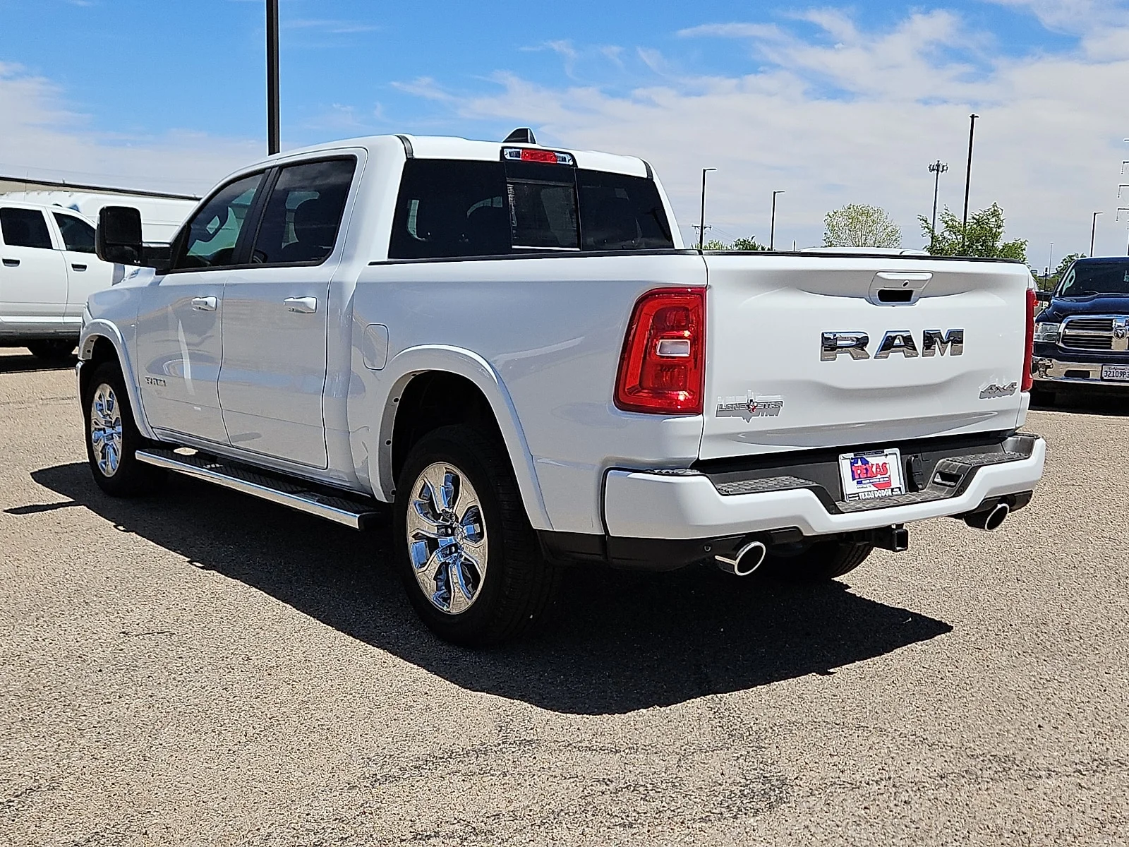 New 2026 PW7 Bright Whit Ram LONE STAR CREW CAB 4X4 5