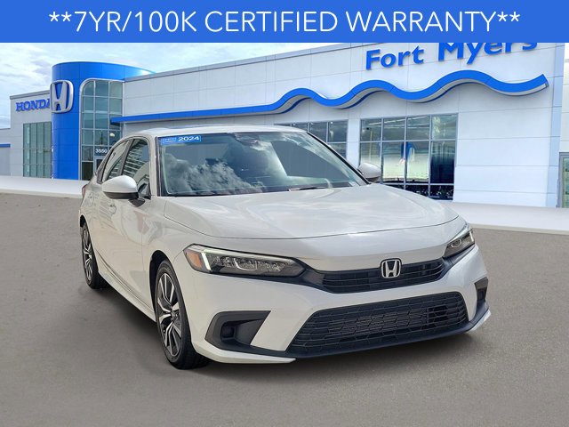 Certified Used 2024 Lunar Silver Metallic Honda 1.5T 4D EX image 1