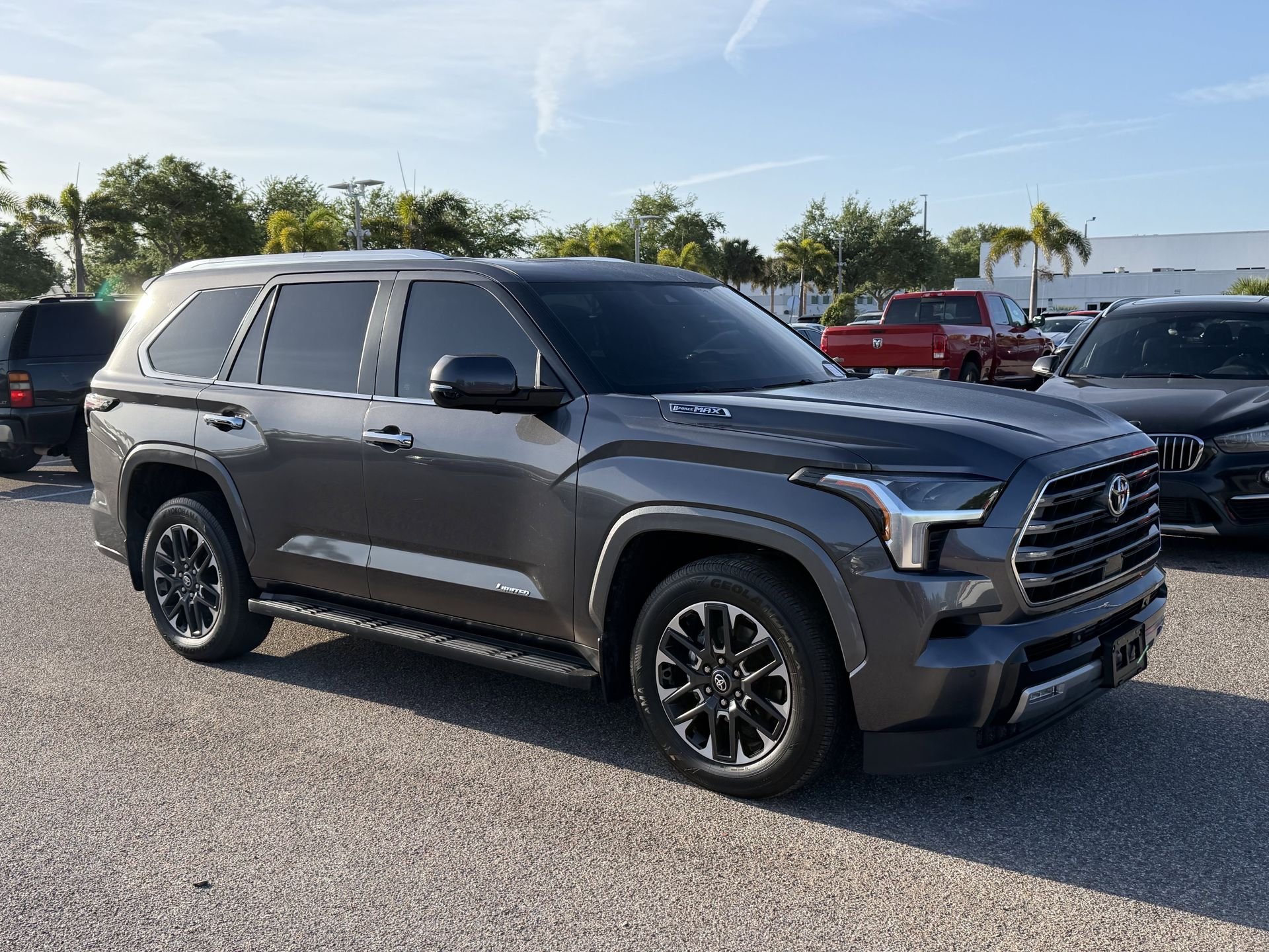Gray 2025 Toyota Sequoia Platinum 4WD SUV / Crossover Four-Wheel Drive