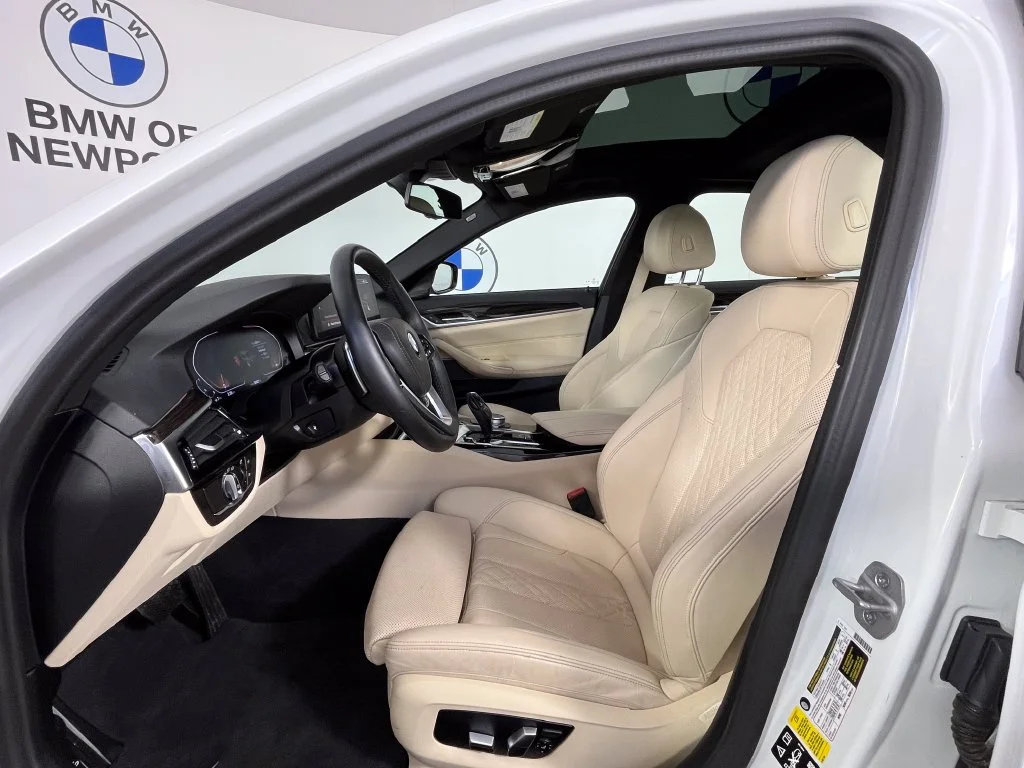 Certified Used 2023 Mineral White Metallic BMW 530i xDrive image 17