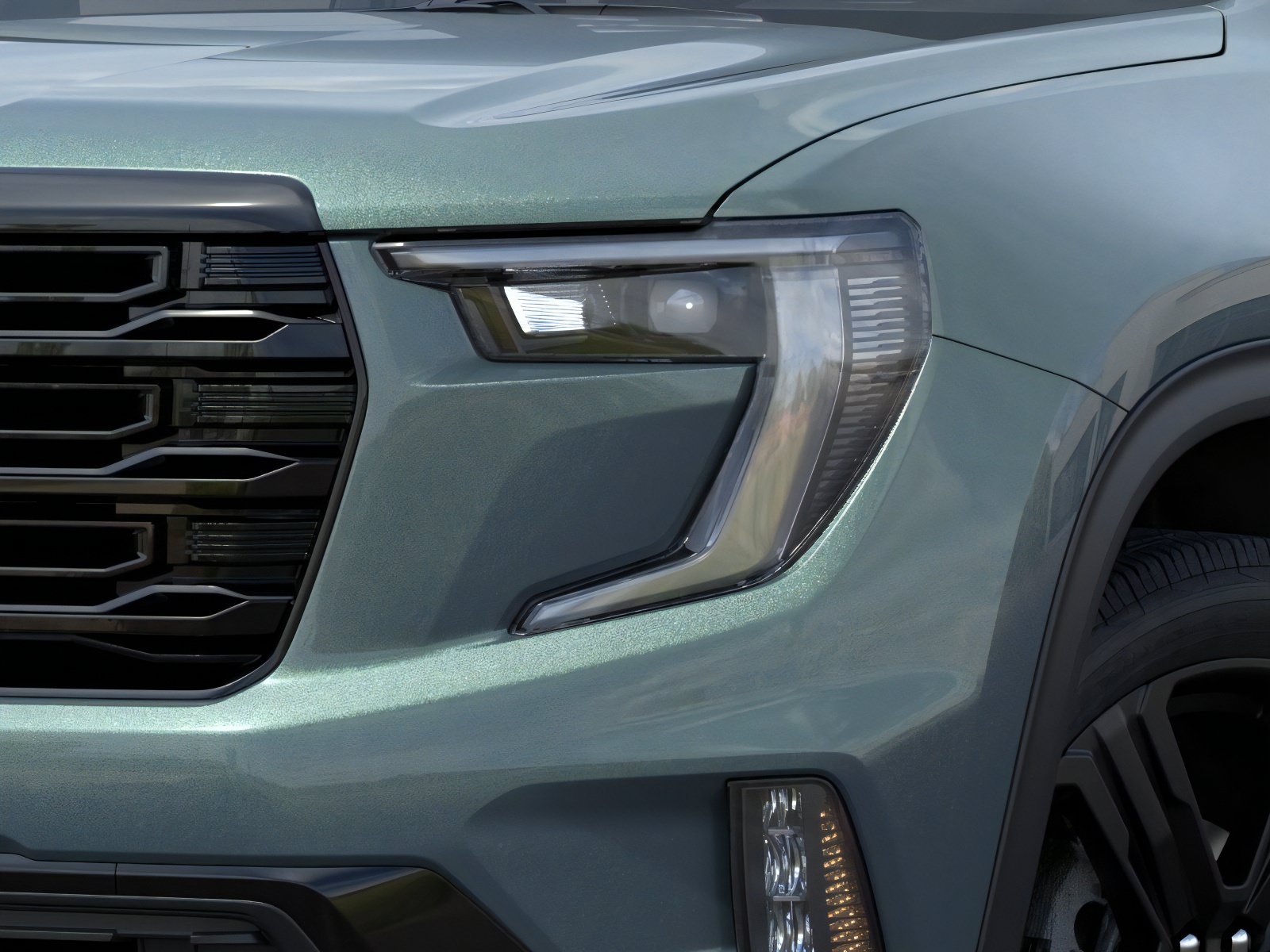 New 2027 Trailstone Green Metallic GMC Elevation image 10