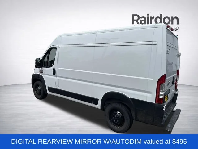 Used 2021 Bright White Clearcoat Ram High Roof image 4
