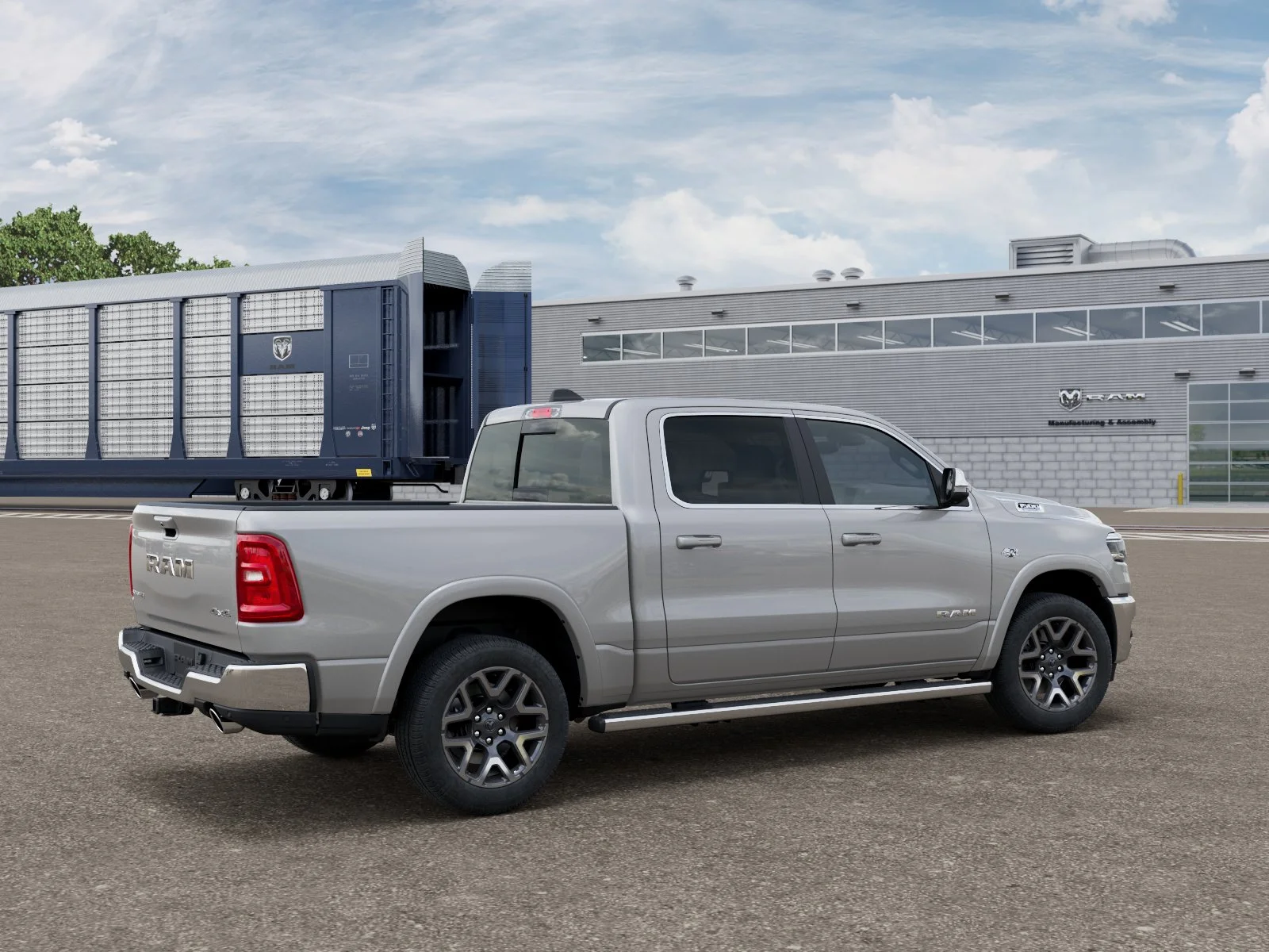 New 2026 Silver Zynith Exterior Paint RAM LARAMIE image 2