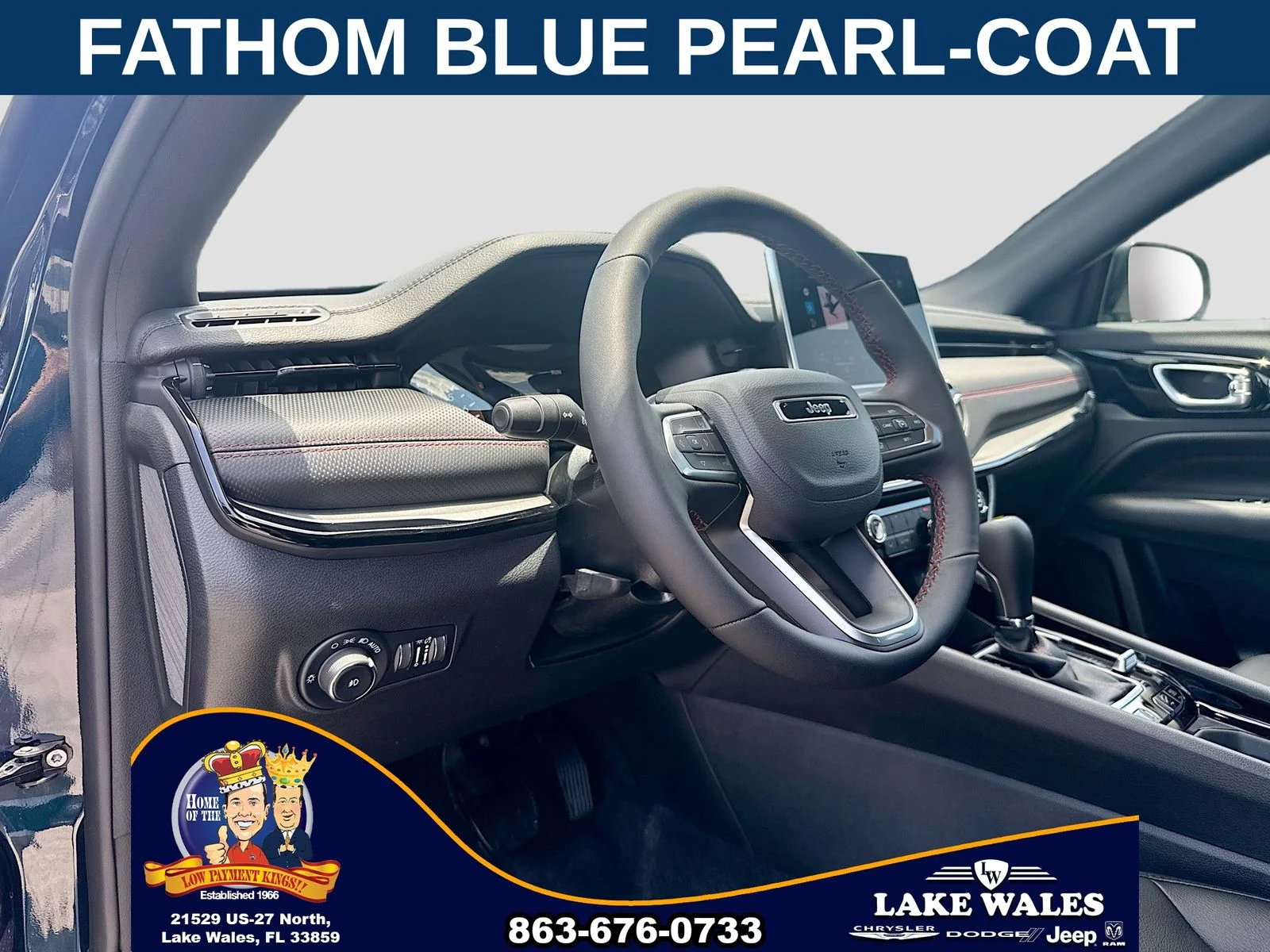 New 2026 Fathom Blue Pearl-Coat Exterior Paint Jeep Trailhawk image 8