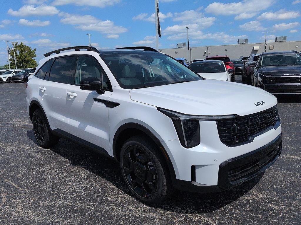 New 2026 Glacial White Pearl Kia X-Line EX AWD image 1