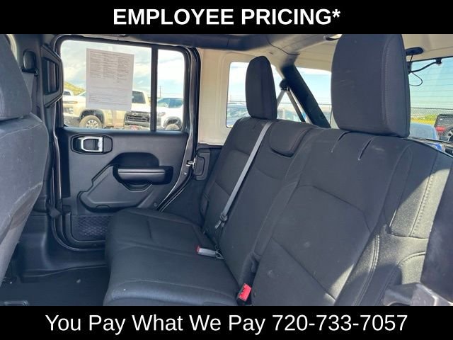 Used 2018 Granite Crystal Clearcoat Metallic Jeep Unlimited Sport S image 21