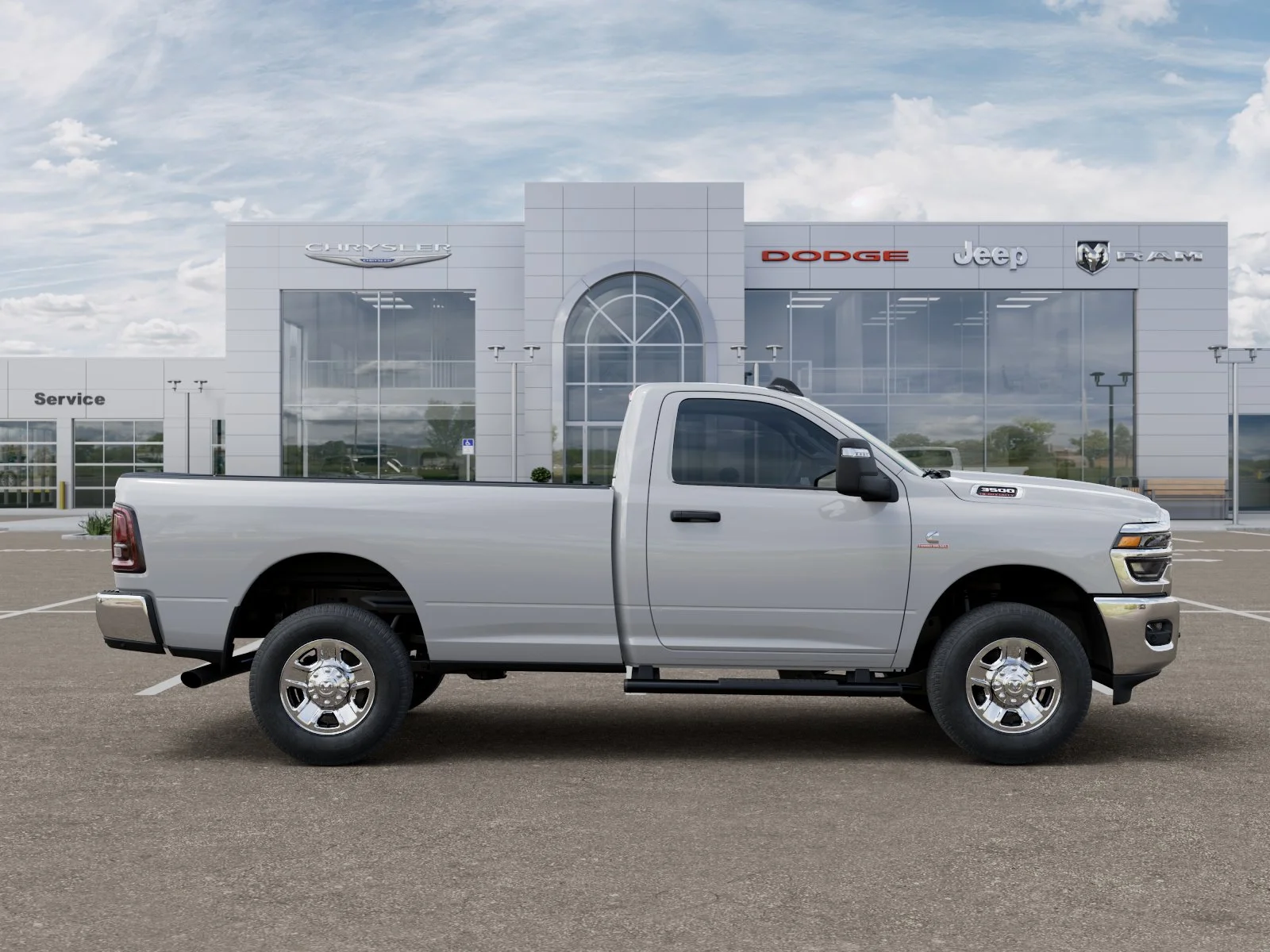 New 2025 Bright White Clear-Coat Exterior Paint RAM Tradesman image 33