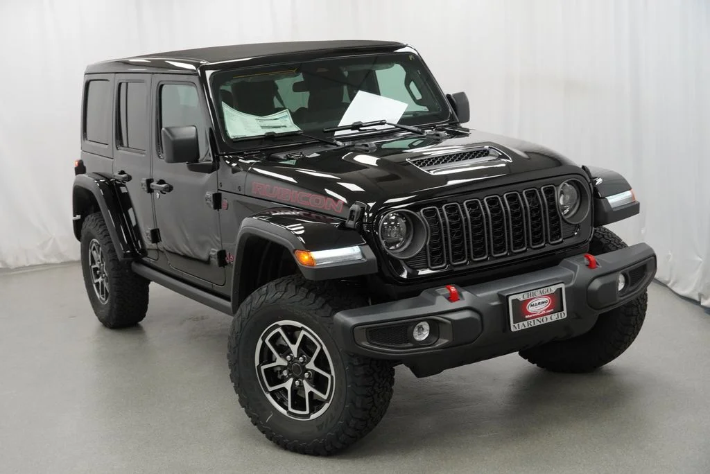 New 2026 Black Clear-Coat Exterior Paint Jeep Rubicon image 8
