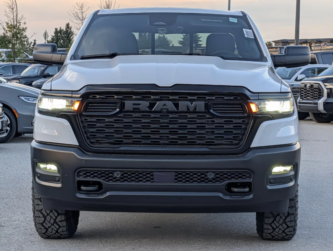 New 2026 White RAM Warlock - - 4x4 - 3.0L Hurricane Twin Turbo - E-Locker Axle - 18 Black Wheels & More! image 3