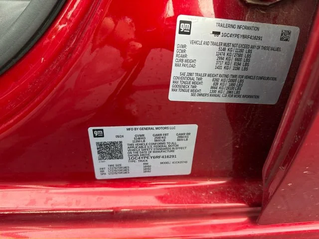 Used 2024 Radiant Red Tintcoat Chevrolet LTZ image 17